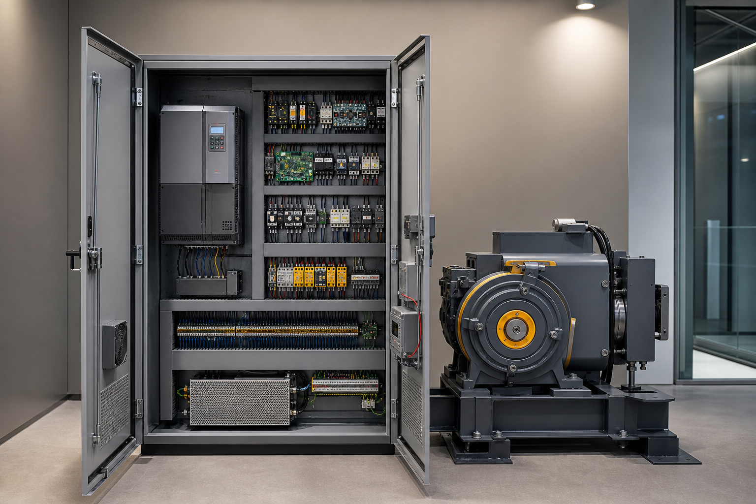 Lift intelligent control and drive technology