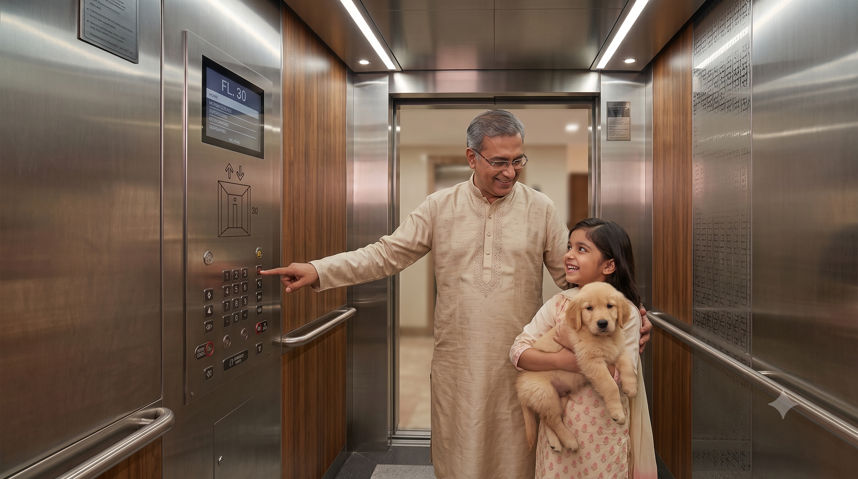 Space-efficient lift system