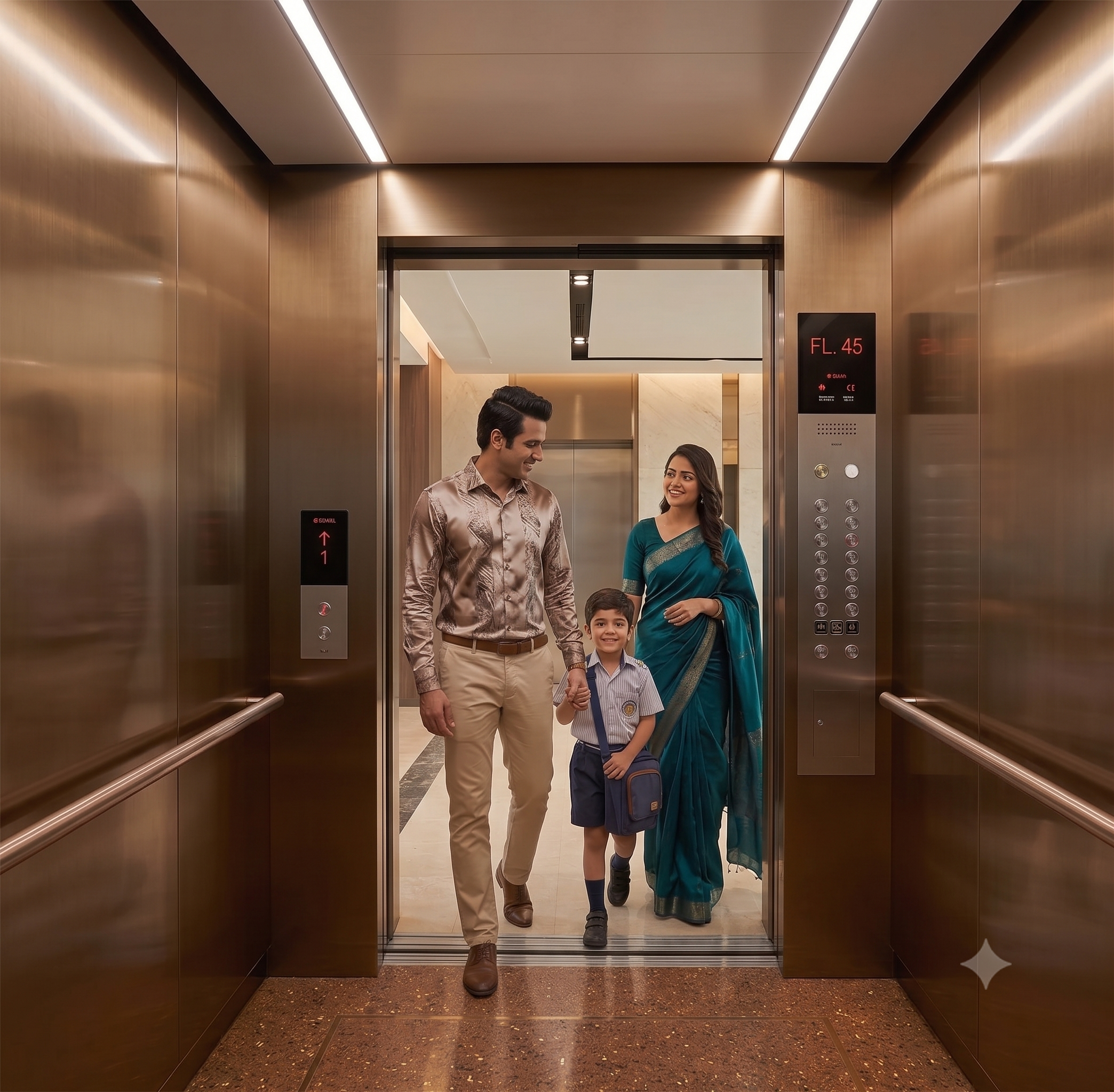 Lift passenger door safety